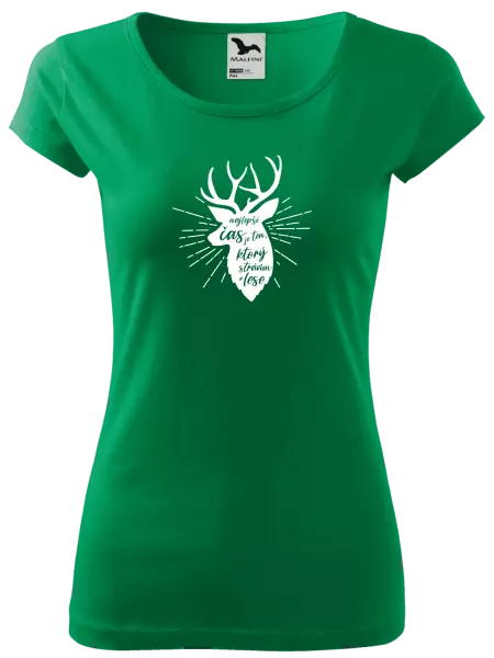 Dámske tričko Najlepší čas v lese