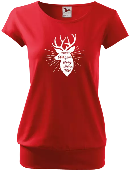 Dámske tričko Najlepší čas v lese