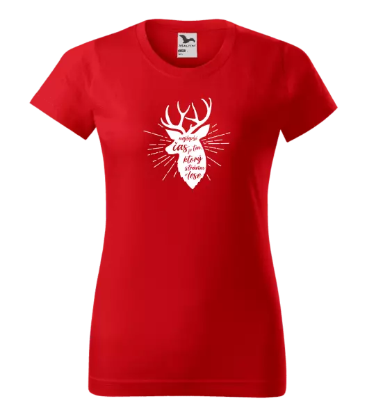 Dámske tričko Najlepší čas v lese