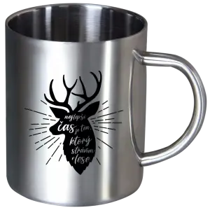 Nerezový hrnček Najlepší čas v lese