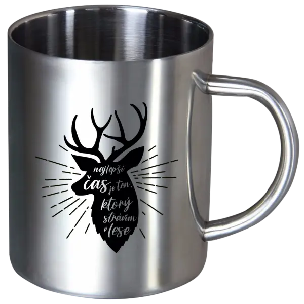 Nerezový hrnček Najlepší čas v lese