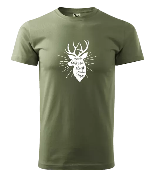 Pánske tričko Najlepší čas v lese