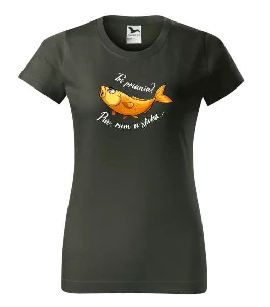 Dámske tričko Tri priania