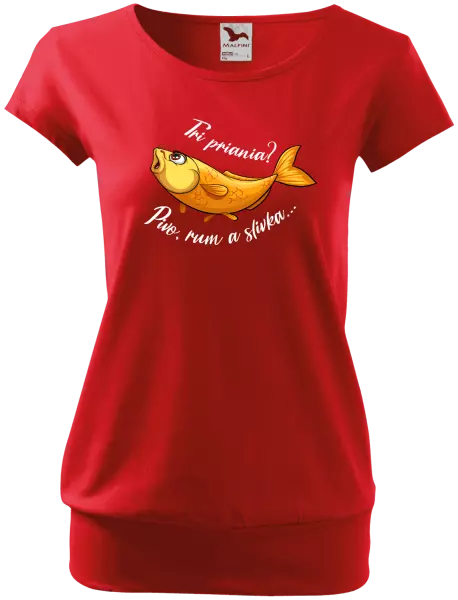 Dámske tričko Tri priania