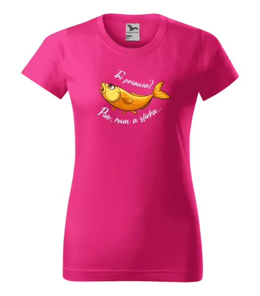 Dámske tričko Tri priania