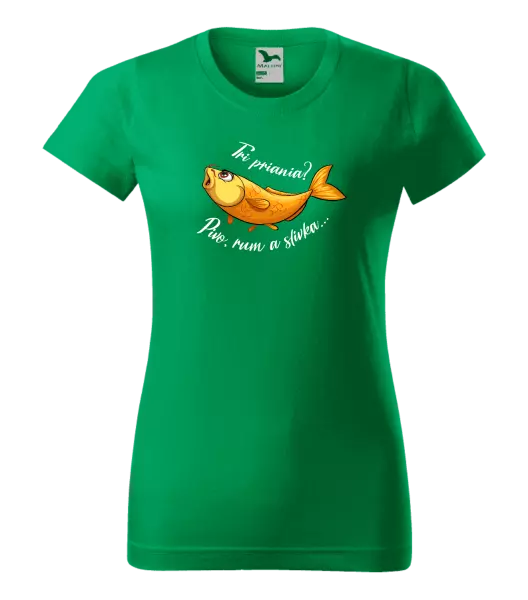 Dámske tričko Tri priania