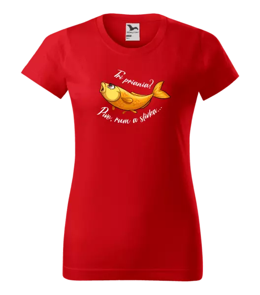 Dámske tričko Tri priania