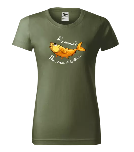 Dámske tričko Tri priania