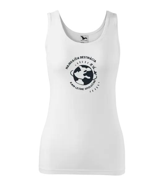 Dámske tielko Najkrajšia destinácia