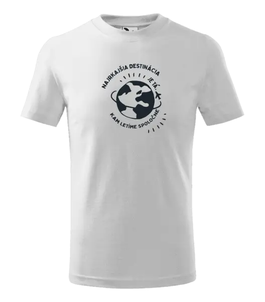 Detské tričko Najkrajšia destinácia