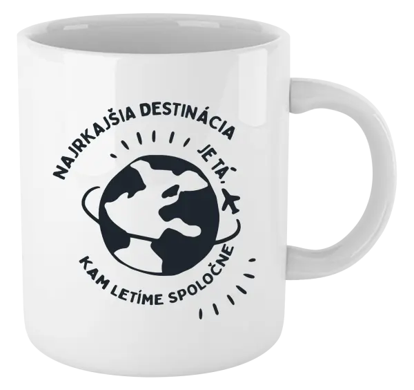 Hrnček Najkrajšia destinácia