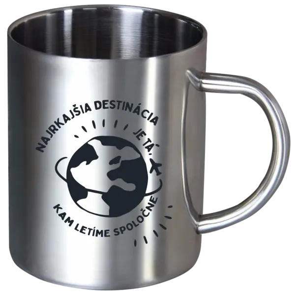 Nerezový hrnček Najkrajšia destinácia