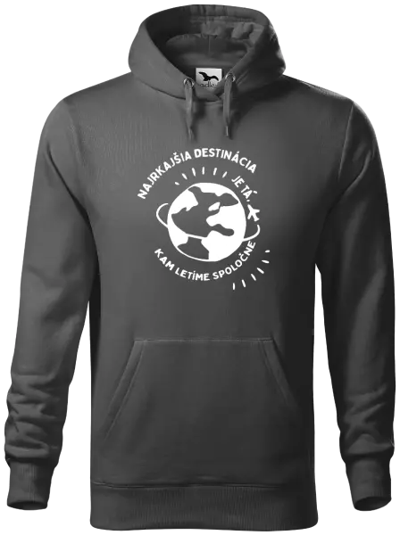 Pánska mikina Najkrajšia destinácia