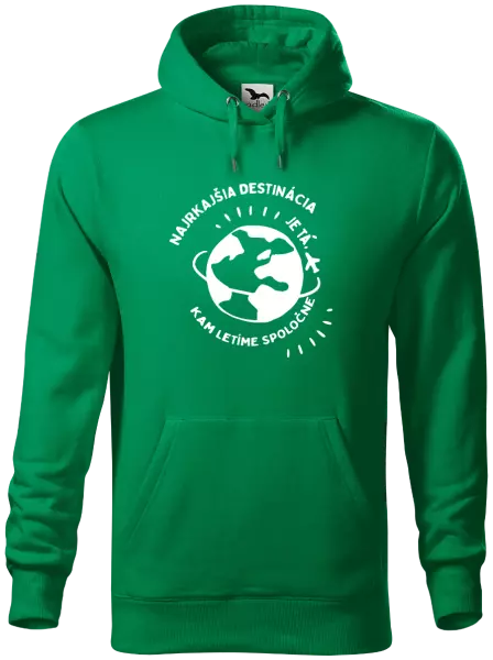 Pánska mikina Najkrajšia destinácia