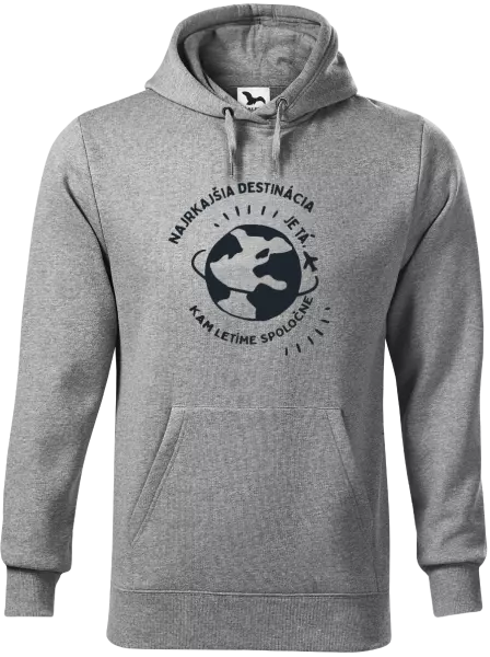 Pánska mikina Najkrajšia destinácia