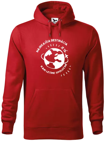 Pánska mikina Najkrajšia destinácia