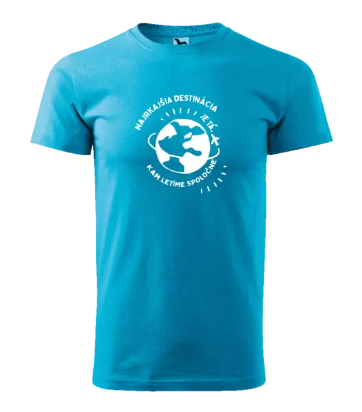 Pánske tričko Najkrajšia destinácia