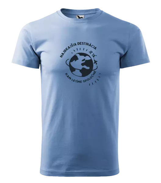 Pánske tričko Najkrajšia destinácia