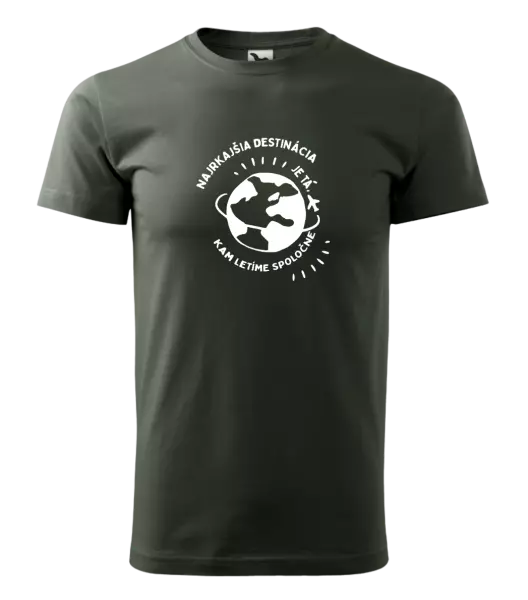 Pánske tričko Najkrajšia destinácia