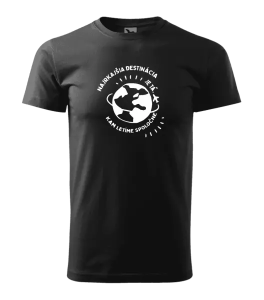 Pánske tričko Najkrajšia destinácia