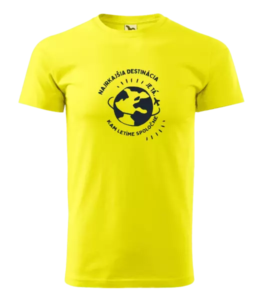 Pánske tričko Najkrajšia destinácia