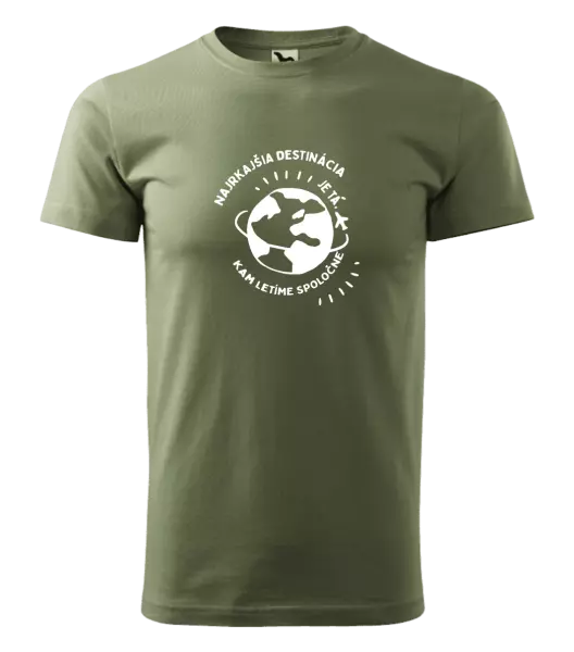 Pánske tričko Najkrajšia destinácia