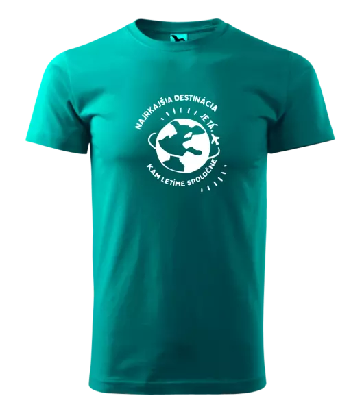 Pánske tričko Najkrajšia destinácia