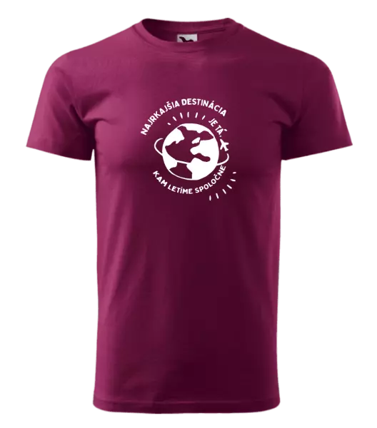 Pánske tričko Najkrajšia destinácia
