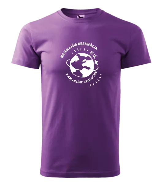 Pánske tričko Najkrajšia destinácia