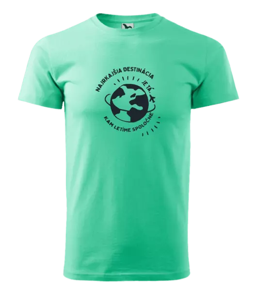 Pánske tričko Najkrajšia destinácia