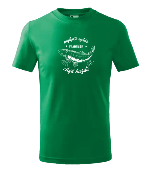 Detské tričko Najlepší rybár