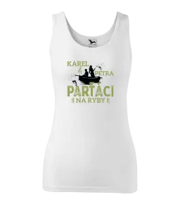 Dámske tielko Parťáci na ryby