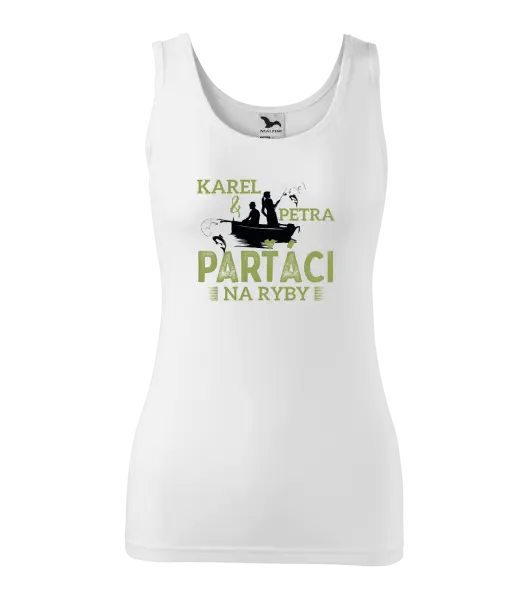 Dámske tielko Parťáci na ryby