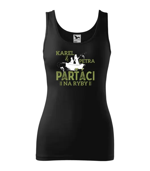 Dámske tielko Parťáci na ryby