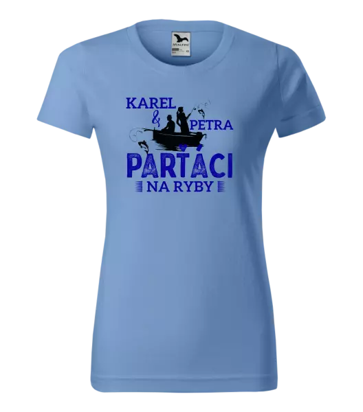 Dámske tričko Parťáci na ryby