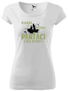 Dámske tričko Parťáci na ryby