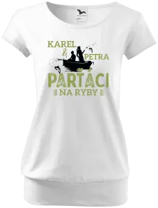 Dámske tričko Parťáci na ryby