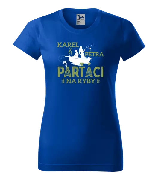 Dámske tričko Parťáci na ryby