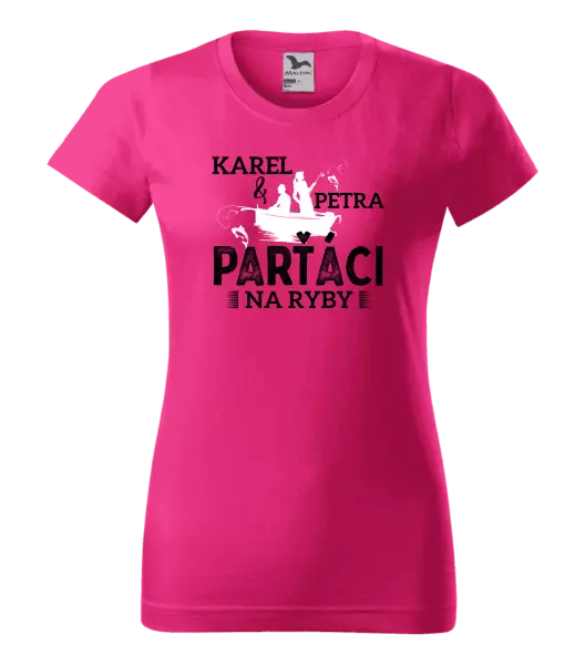 Dámske tričko Parťáci na ryby