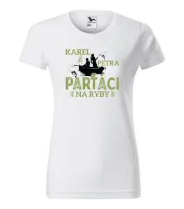 Dámske tričko Parťáci na ryby