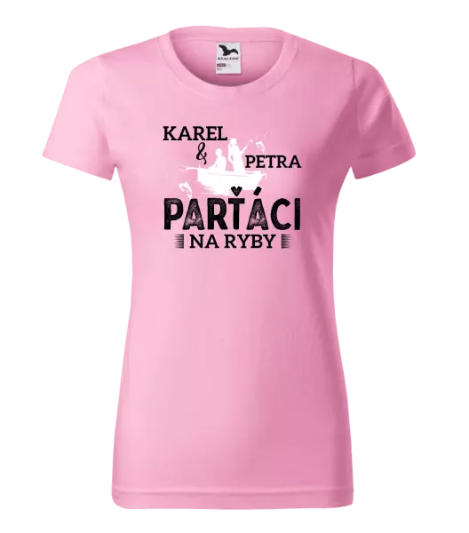Dámske tričko Parťáci na ryby