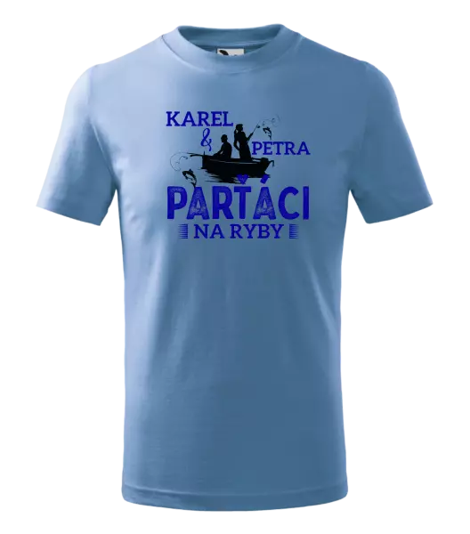 Detské tričko Parťáci na ryby