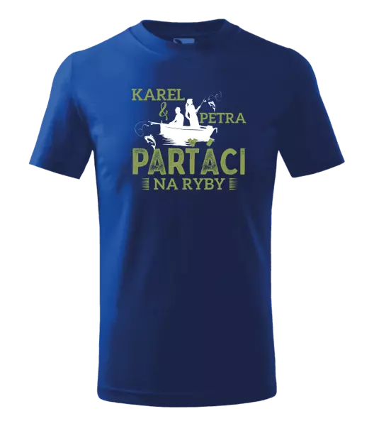 Detské tričko Parťáci na ryby