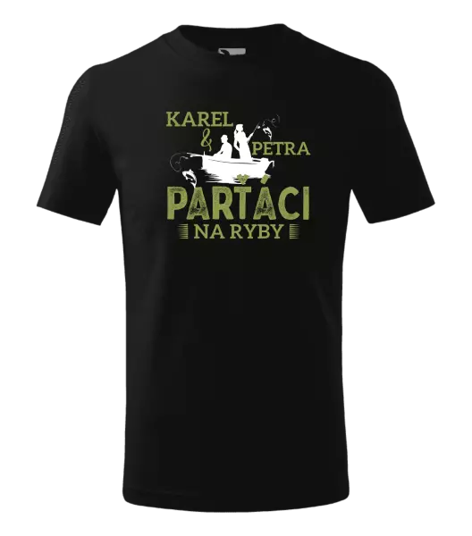 Detské tričko Parťáci na ryby