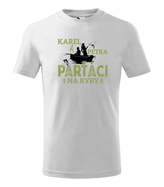 Detské tričko Parťáci na ryby