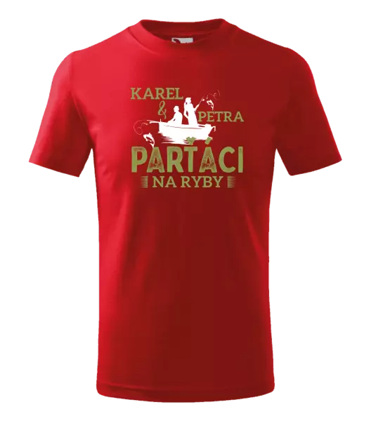 Detské tričko Parťáci na ryby