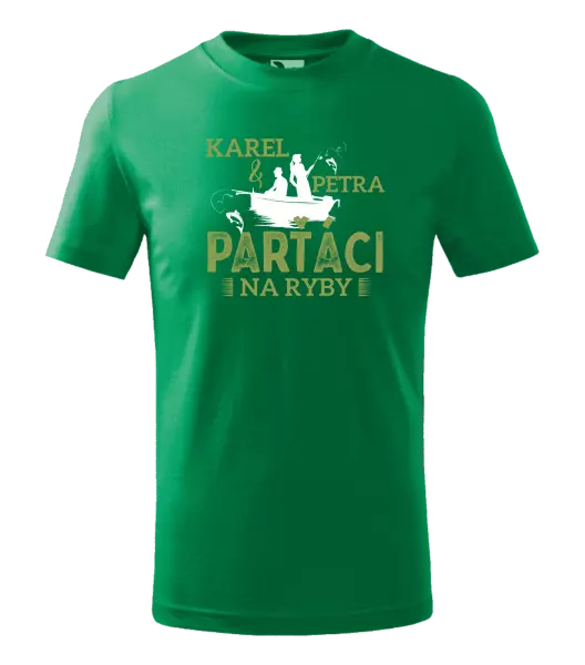 Detské tričko Parťáci na ryby