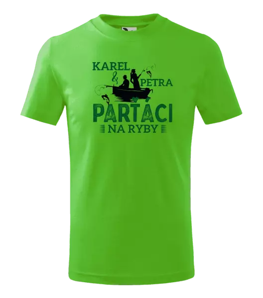 Detské tričko Parťáci na ryby