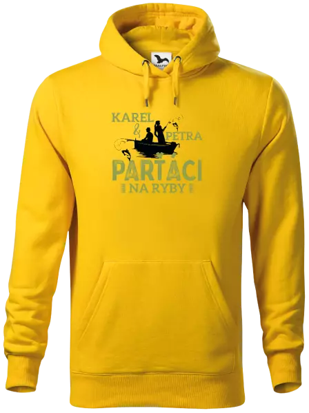Pánska mikina Parťáci na ryby