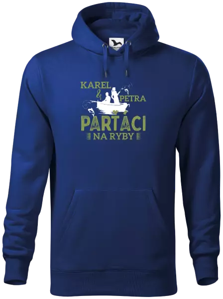 Pánska mikina Parťáci na ryby